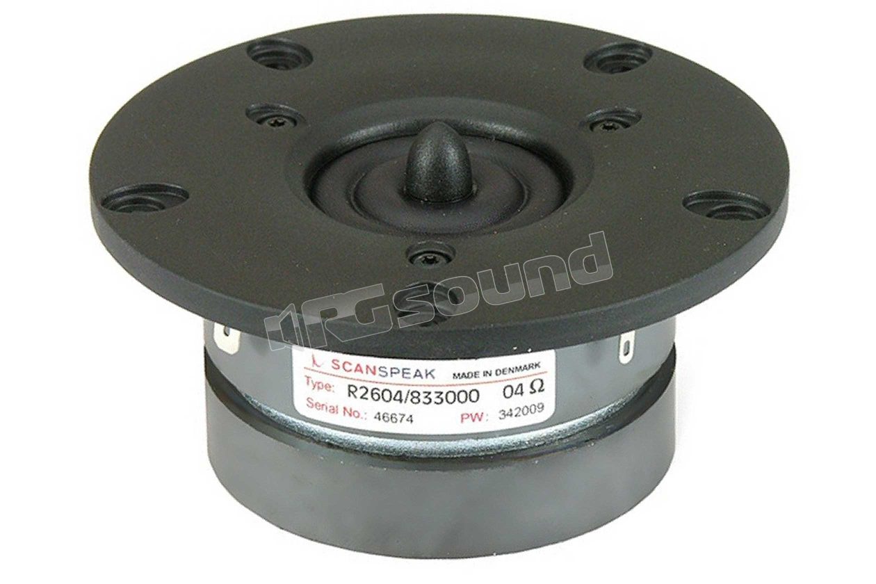 R2604/833000 pair of Discovery 26mm tweeters with dual ferrite magnet Scan Speak