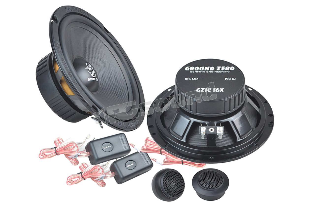 GZIC 16X 16.5 cm 2-way component kit Ground Zero