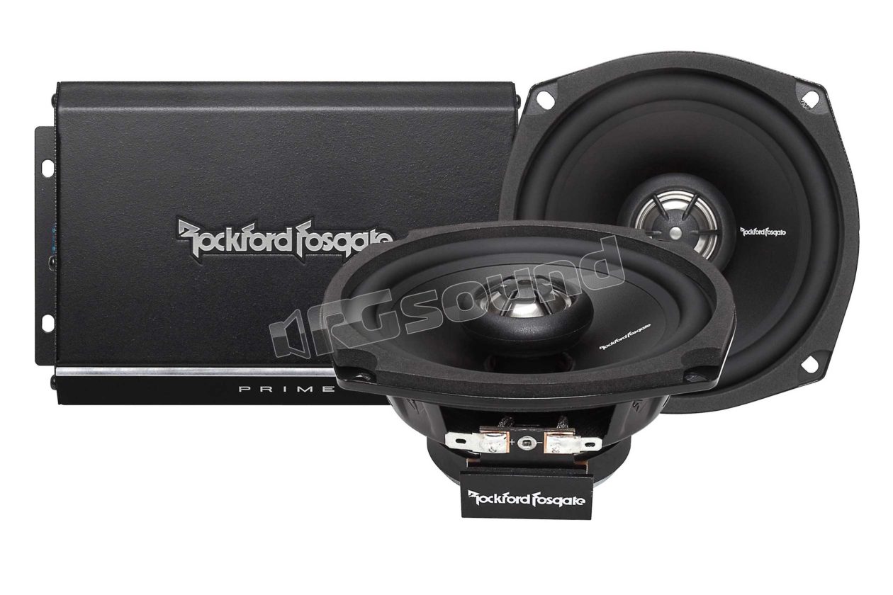R1-HD2-9813 two-channel kit for Harley-Davidson Rockford Fosgate