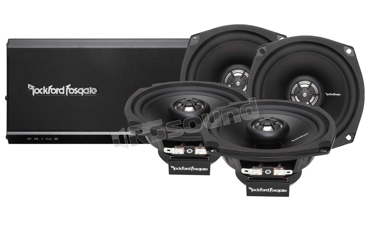 R1-HD4-9813 speaker and 4-channel amplifier kit Rockford Fosgate