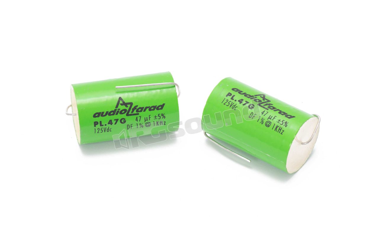 PL.47G condensatori 47 microfarad poliestere 2pz AZ Audiocomp