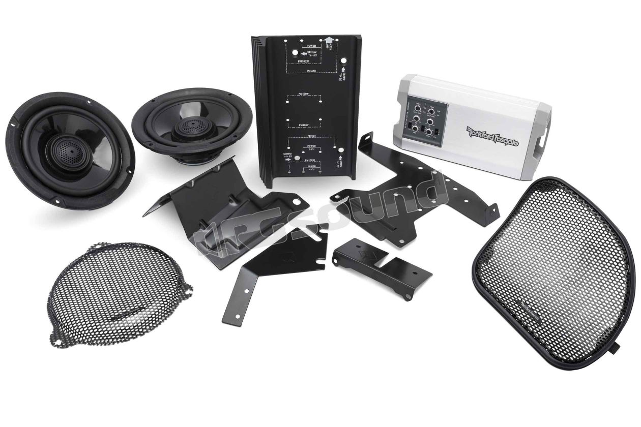 HD14-TKIT speaker kit with amplifier for Harley-Davidson Rockford Fosgate