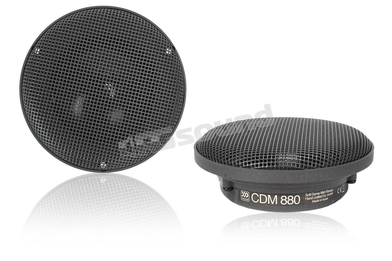 CDM 880 pair of 88 mm Sound Quality Elite Titanium midranges with Aculfex dome Morel