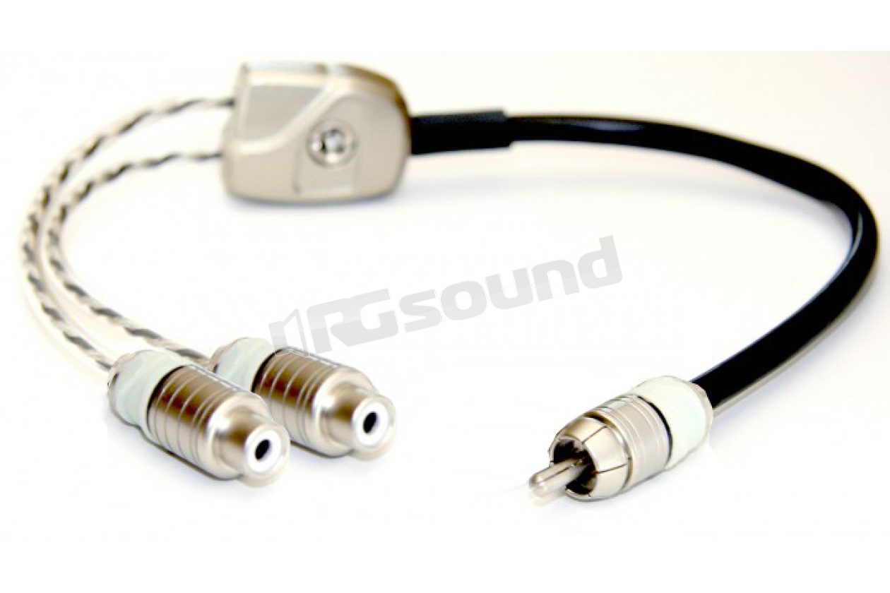 STF 030 Adattatore Y RCA 1 maschio - 2 femmine Connection Integrated Solution