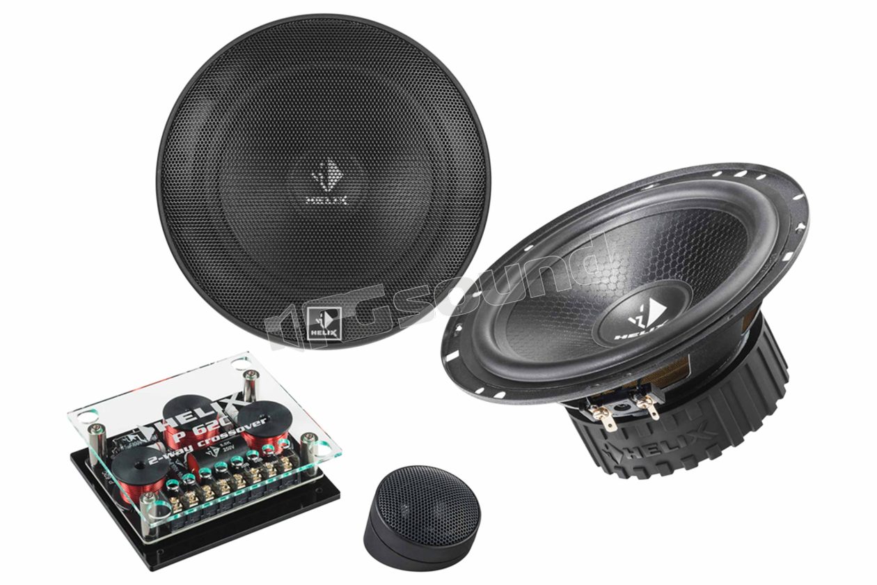 P 62C 2-way speaker system with grilles included Helix