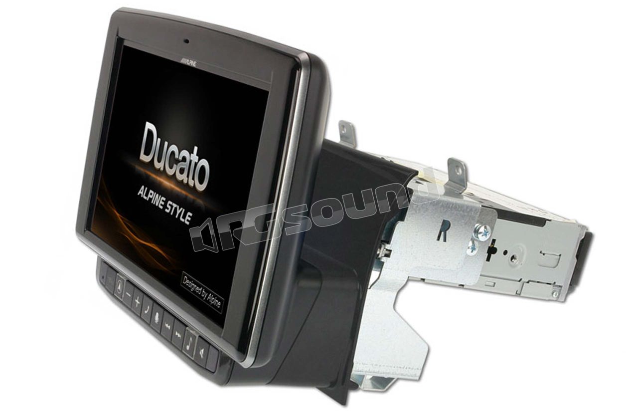 i902D-DU monitor 9'' + Apple Car Play + Android Auto per Ducato, Jumper, Boxter Alpine
