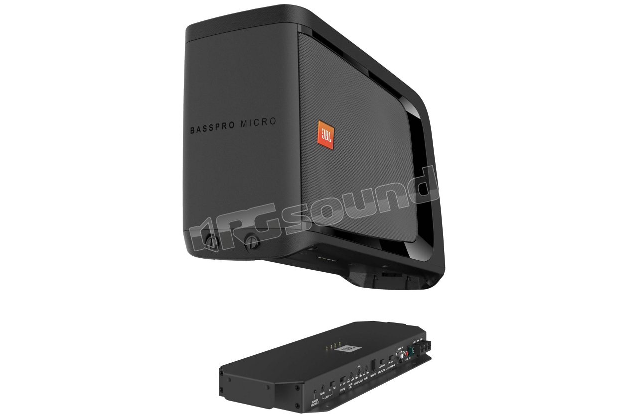 BassPro Micro BLK powered sub with removable Dock JBL