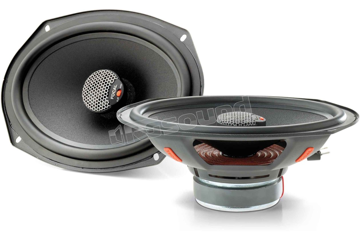 ICU 690 Pair of 6x9" two-way elliptical coaxial speakers, grilles included Focal