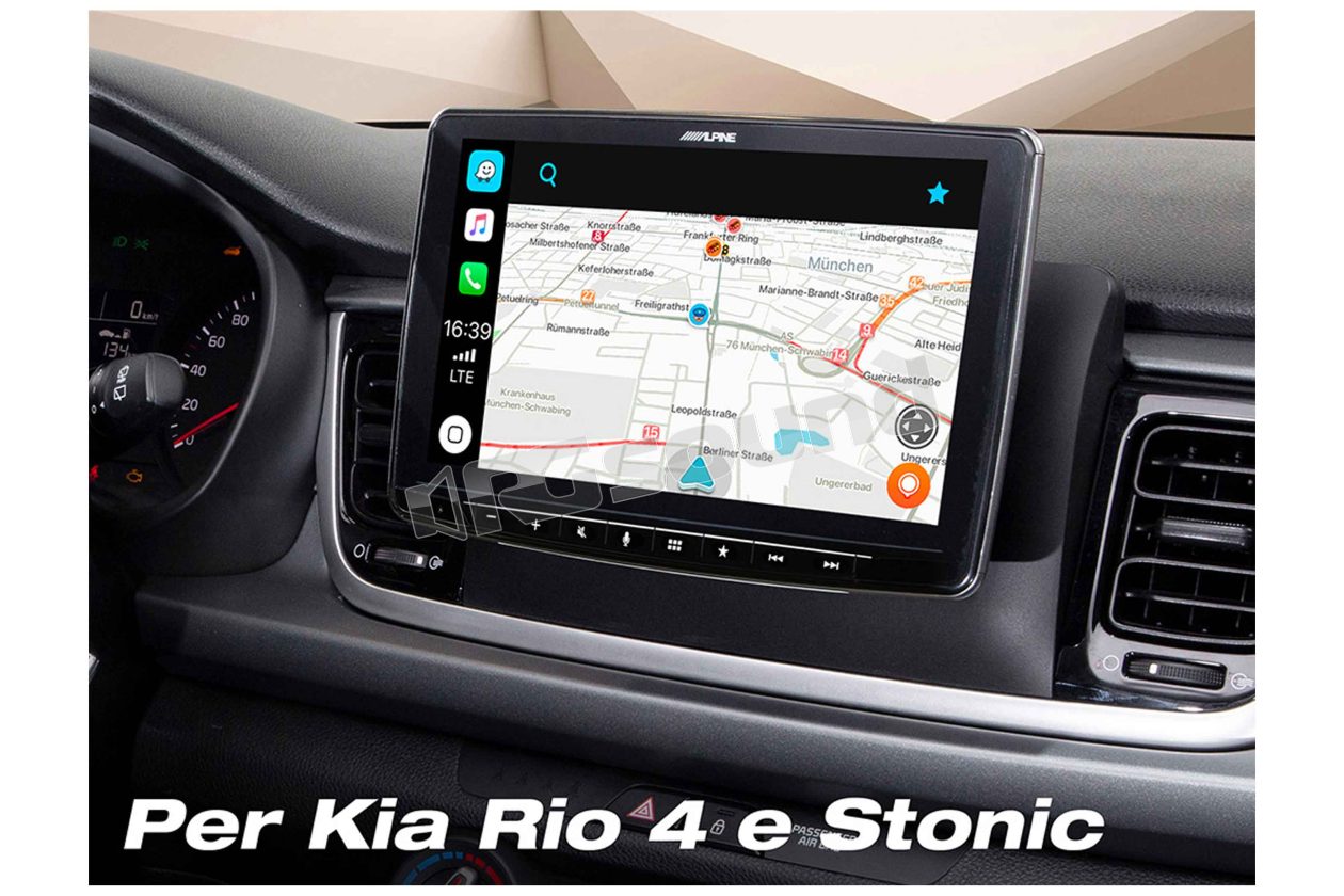 ILX-F903-RI4ST monitor Halo9 in stile tablet con Apple CarPlay e Android Auto per KIA Rio e Stonic Alpine