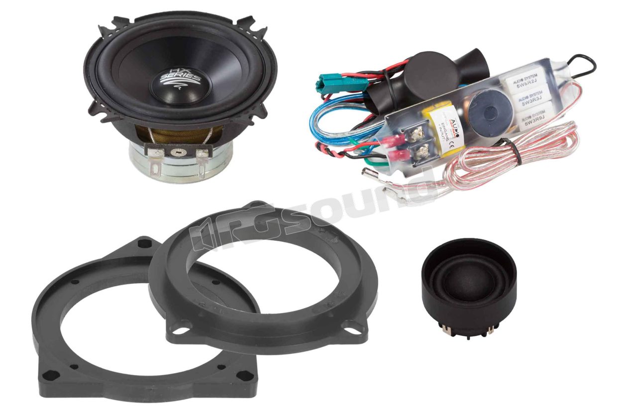 HX 100 BMW DUST EVO 80mm two-way kit dedicated to BMW for all E and F Series models Audio System