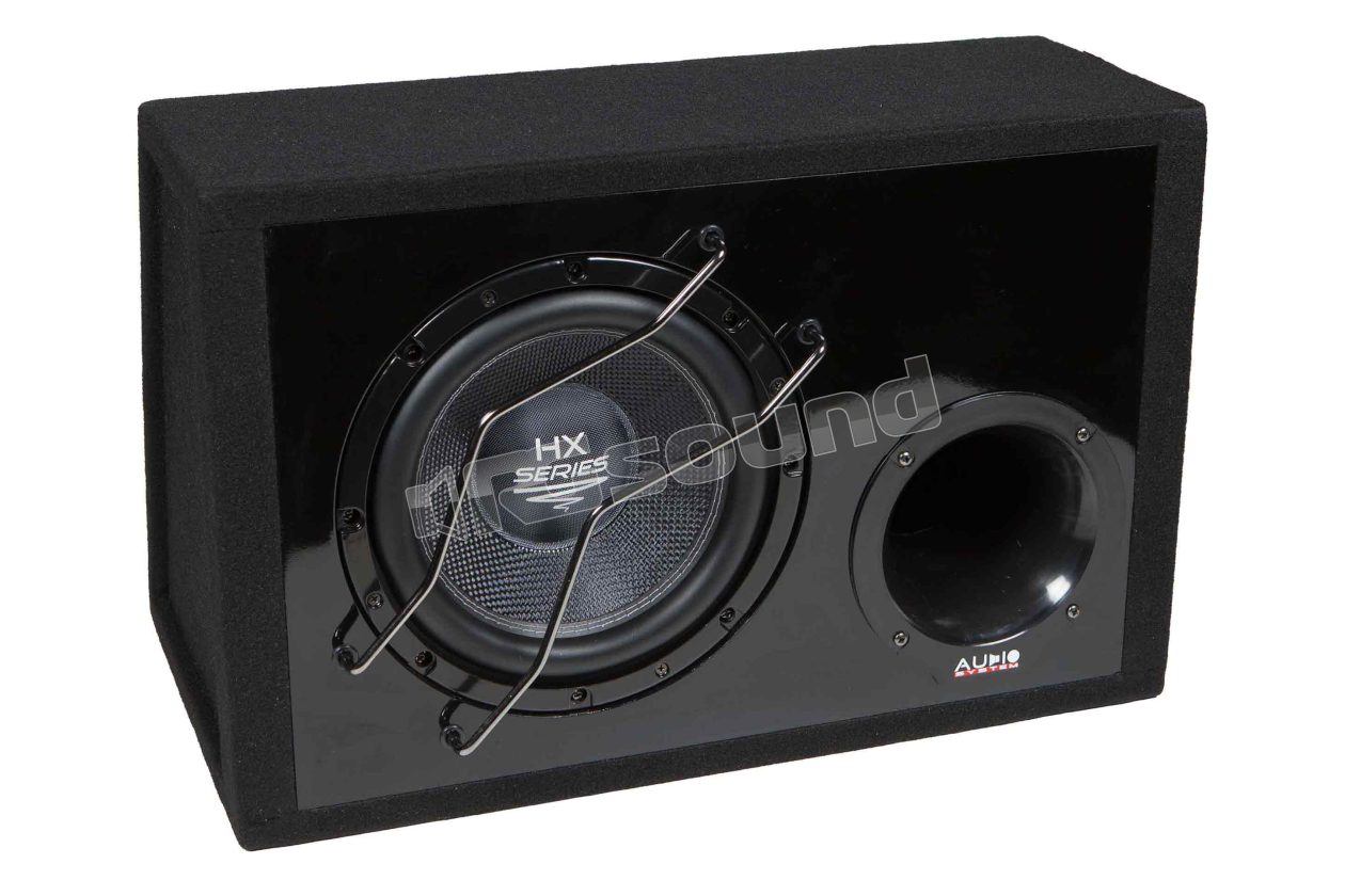 HX 10 SQ BR 25 cm subwoofer in bass reflex enclosure Audio System
