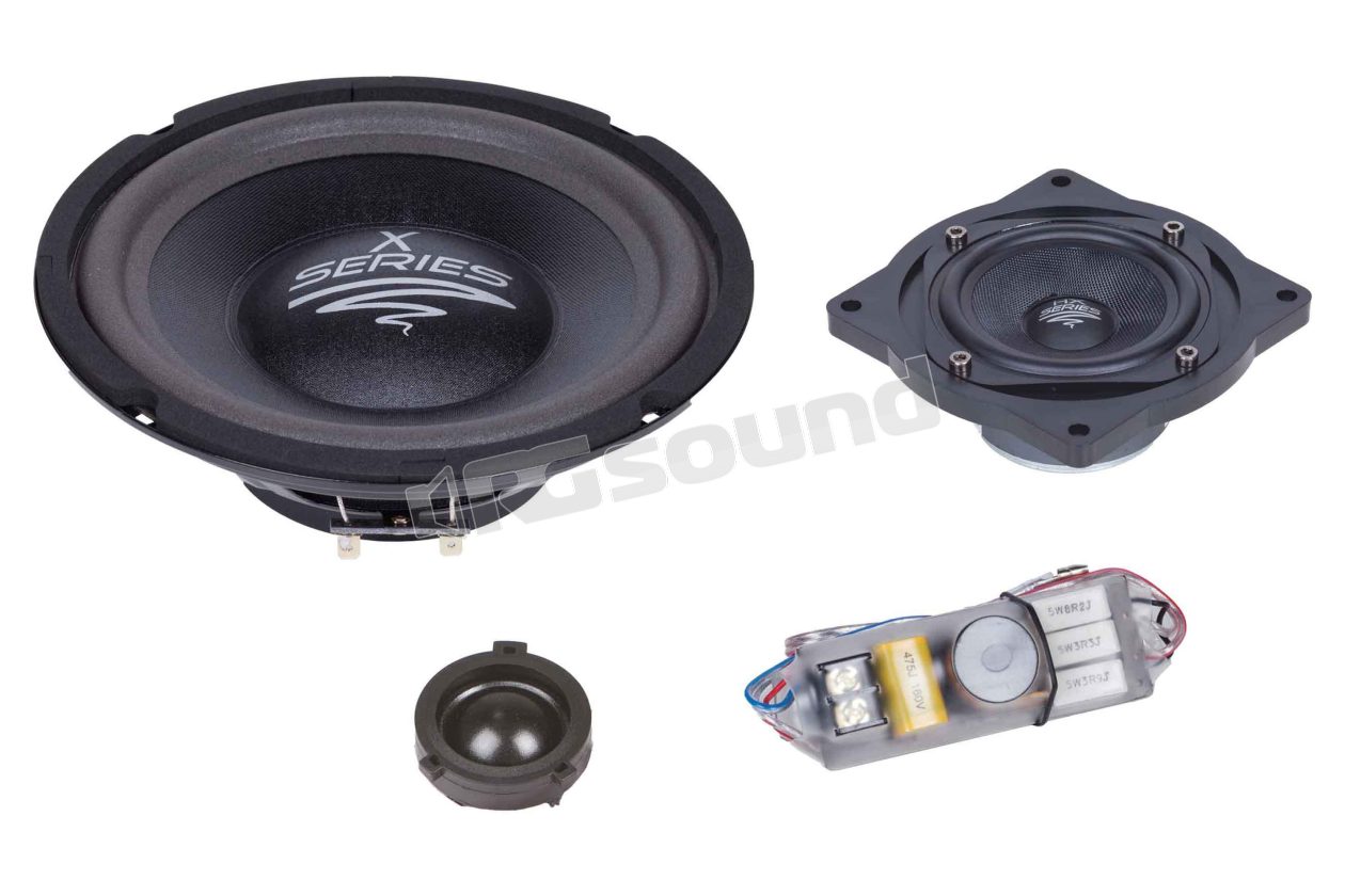 X 200 GOLF V EVO 20cm 3-way kit for VW Golf V, max power 220W Audio System