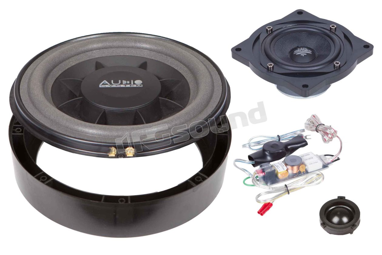 X 200 GOLF V PLUS EVO 20cm 3-way kit for VW Golf V, max power 300W Audio System