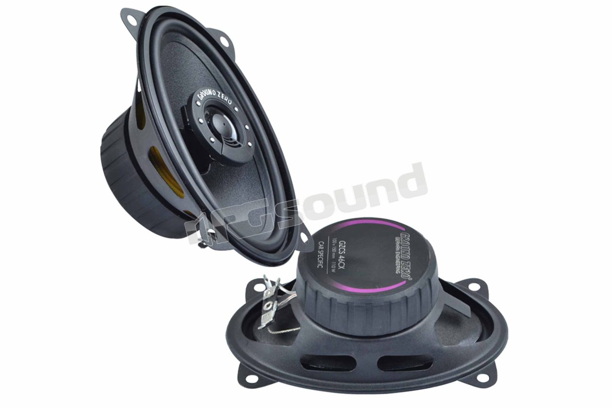 GZCS 46CX 4x6'' 2-way coaxial speakers Ground Zero