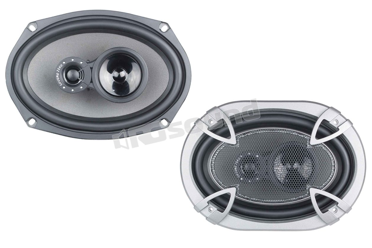 GZTF 69 6x9" three-way coaxial speakers - Titanium Series Ground Zero