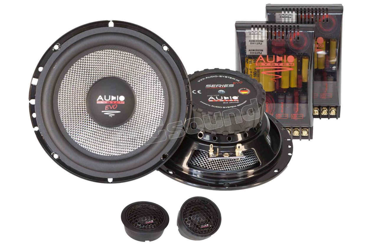 X 165 EVO 2-way speaker system with 165 mm kickbass woofer Audio System