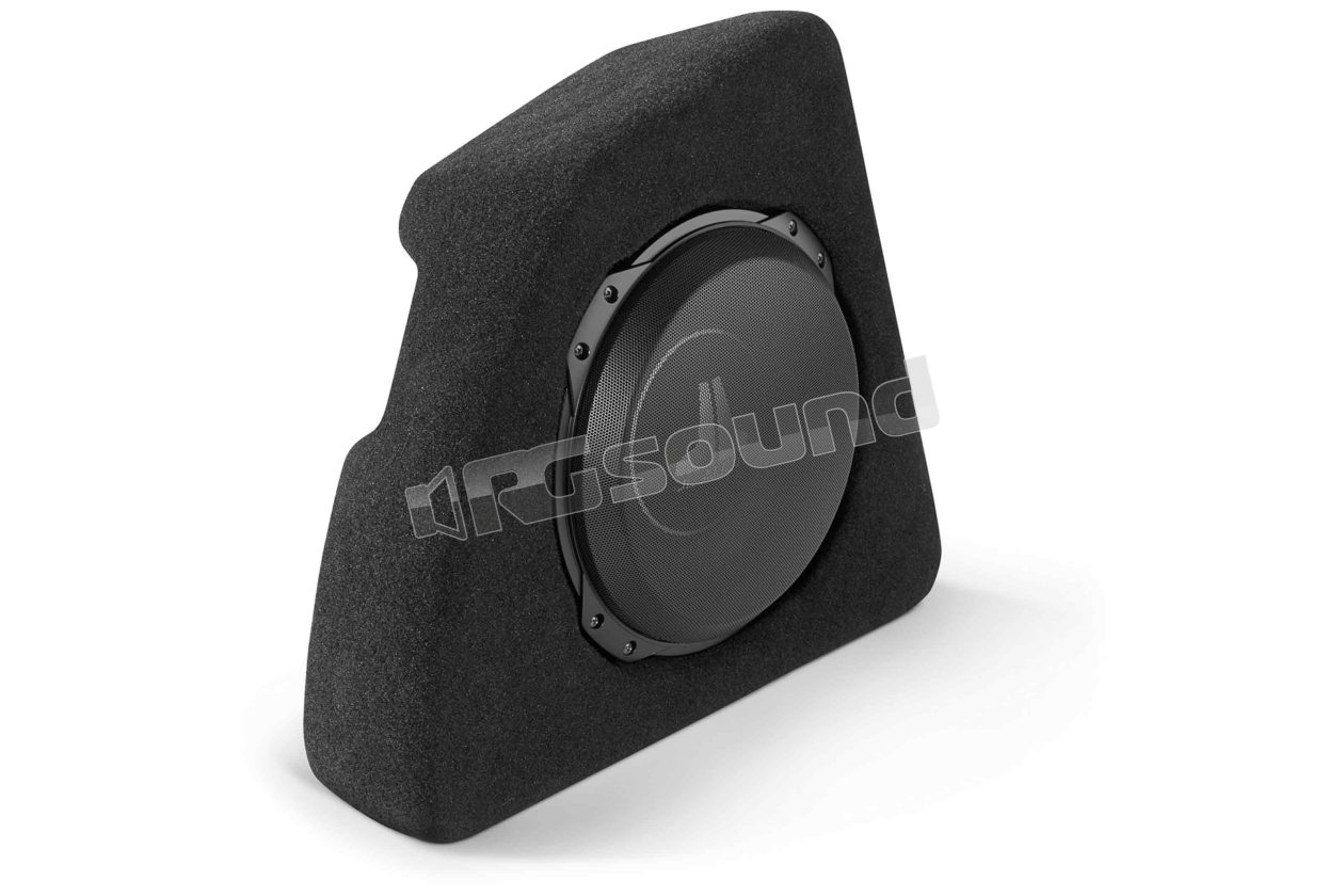 SBFIAT-500/10TW3 active subwoofer for FIAT 500 trunk JL Audio