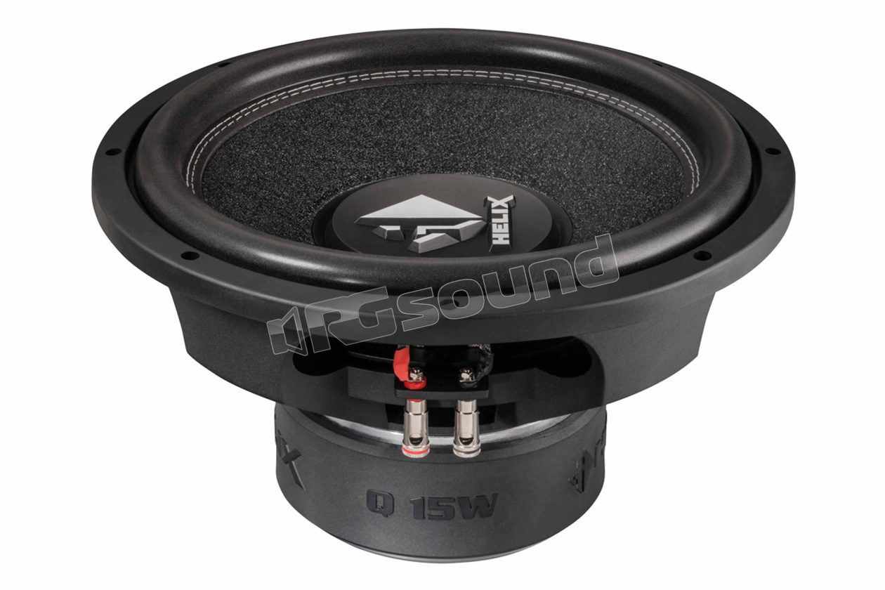 Q 15W 38 cm sub with an extremely rigid handcrafted cone Helix