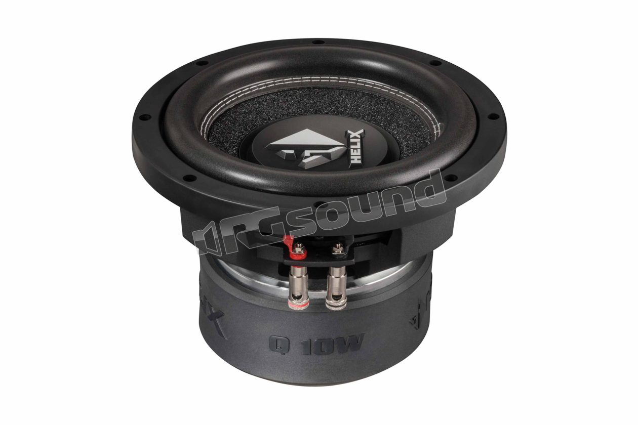 Q 10W 25cm subwoofer with stiff non-pressed paper cone Helix