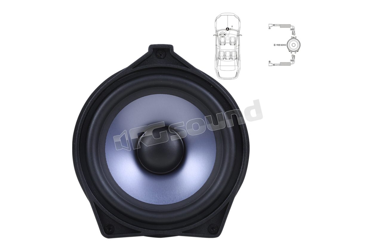 BZ40C dedicated center midwoofer for new Mercedes C/E/S/GLC Steg