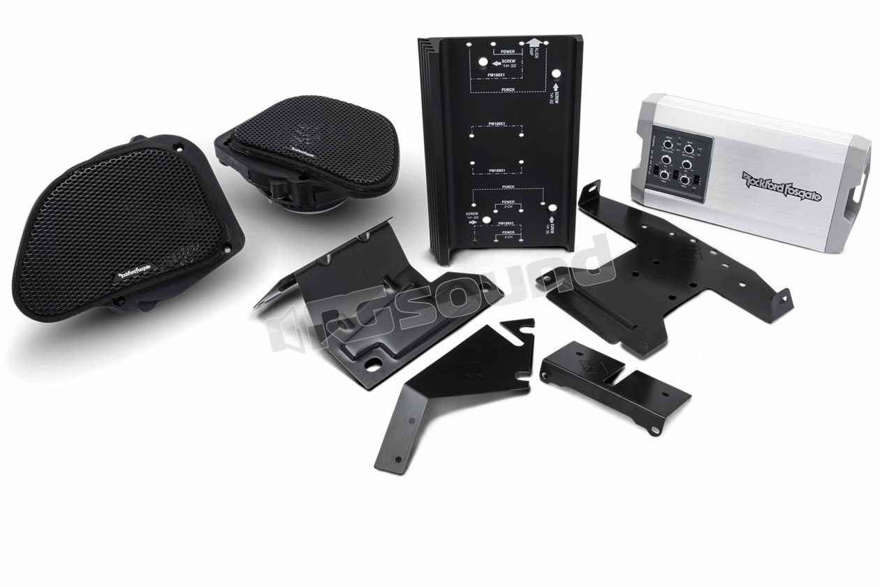 HD9813RG-TKIT speaker and amplifier kit for Harley-Davidson Rockford Fosgate