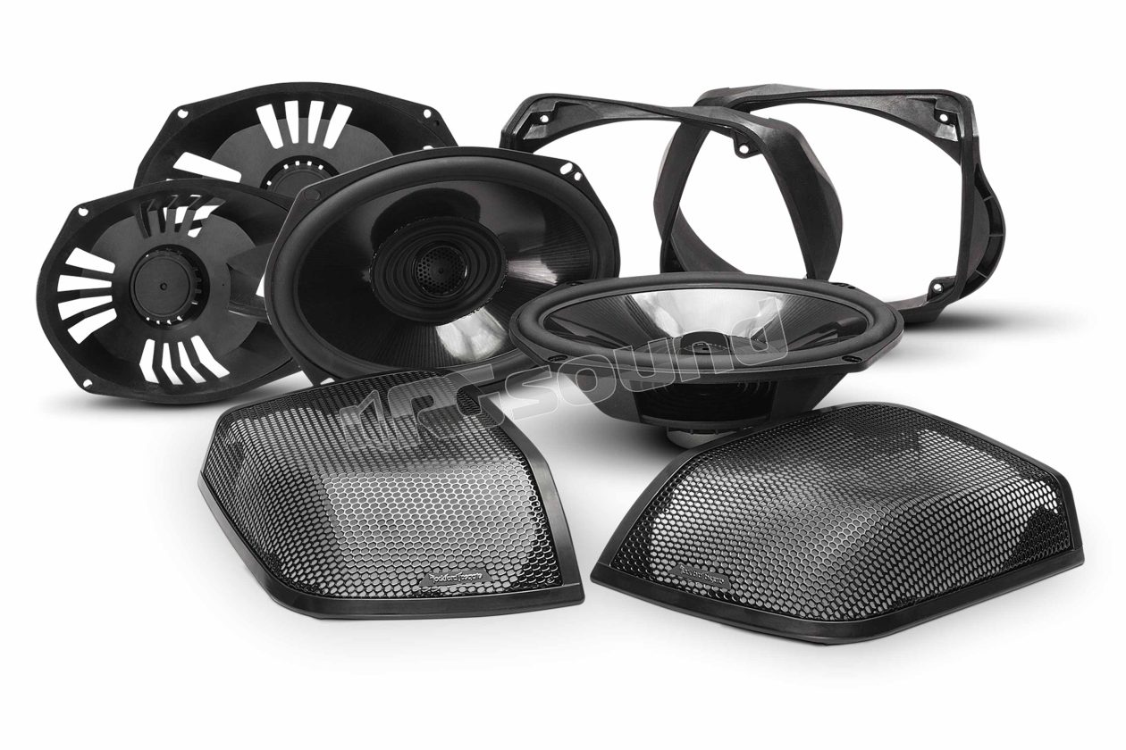TMS69BL14 Speaker kit for saddlebags Rockford Fosgate