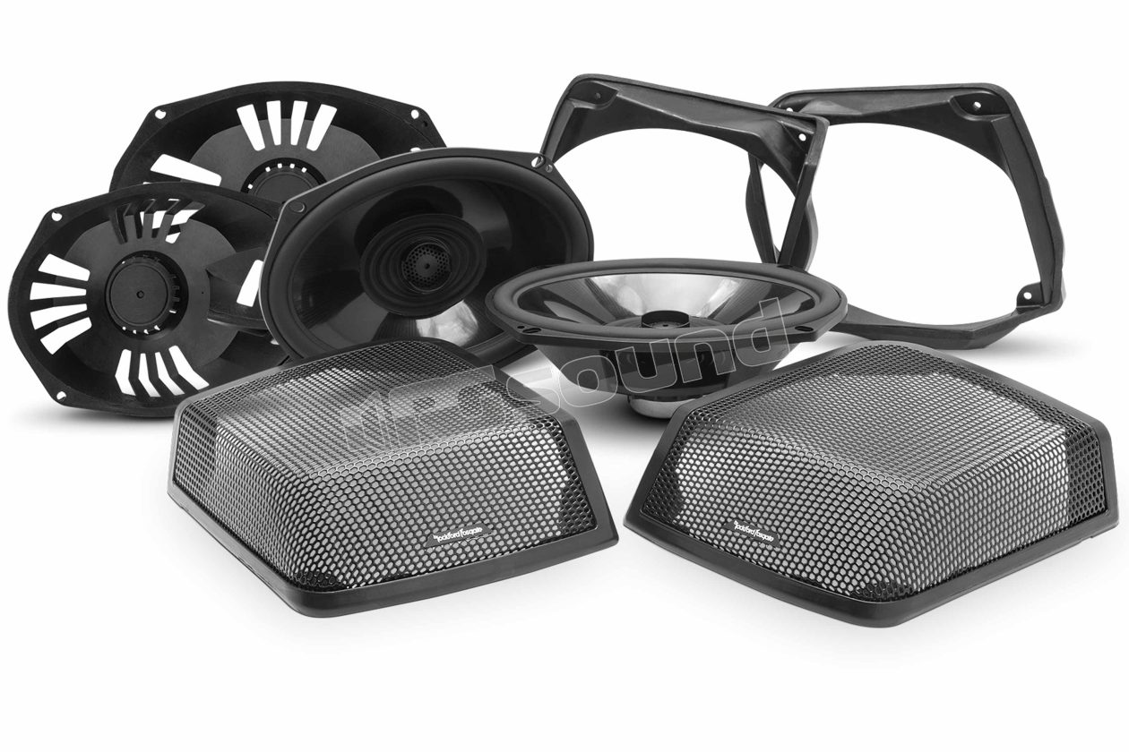 TMS69BL9813 Speaker kit for saddlebags Rockford Fosgate