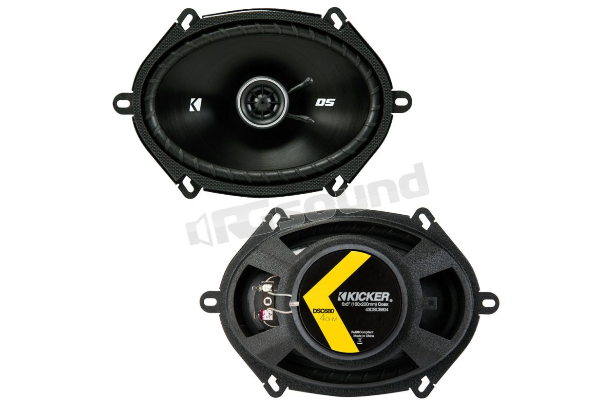 DSC6804 6x8" mm 2-way coaxial 200W Kicker
