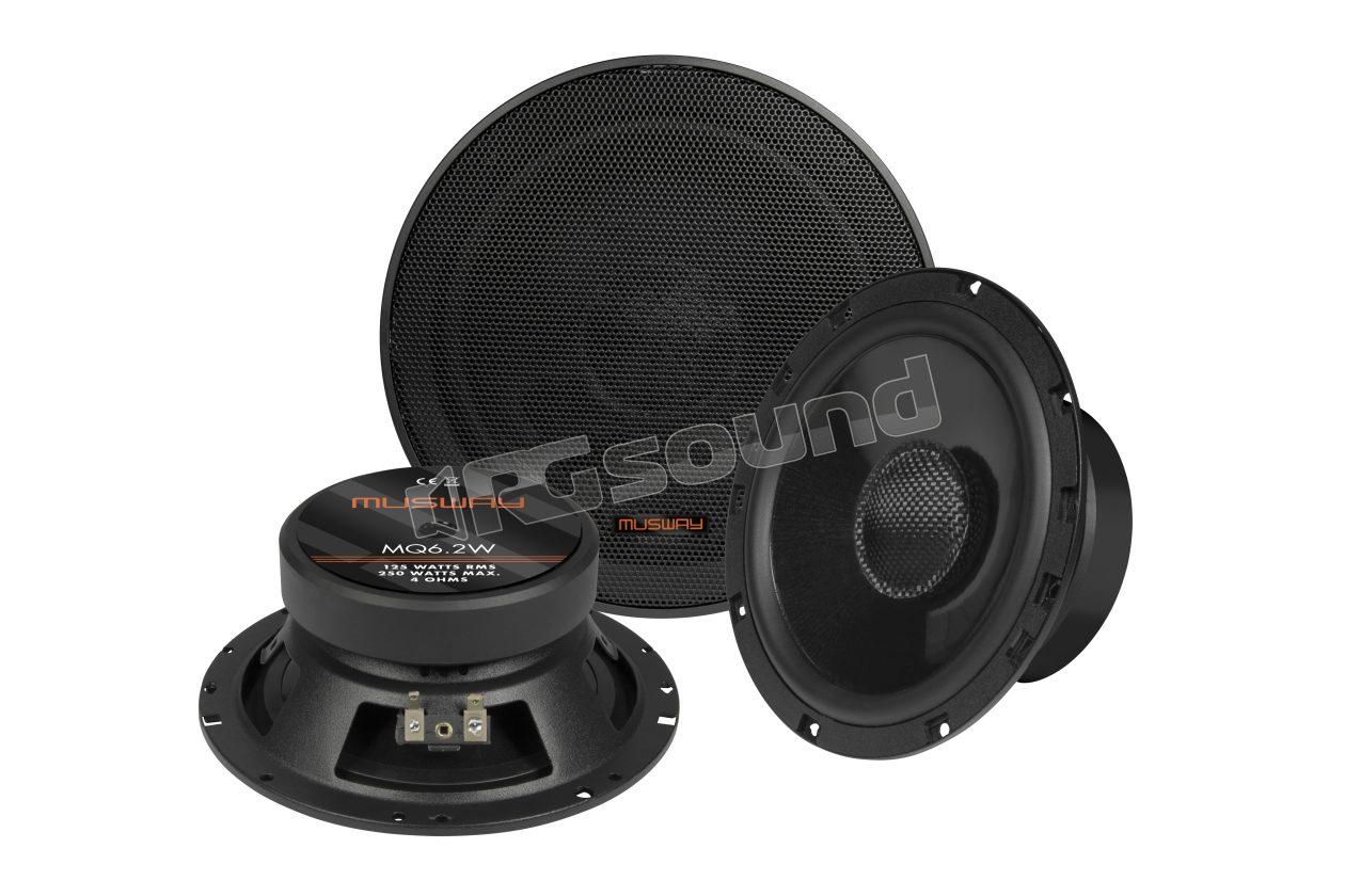MQ6.2W 16.5 cm (6.5”) kickbass speakers MUSWAY