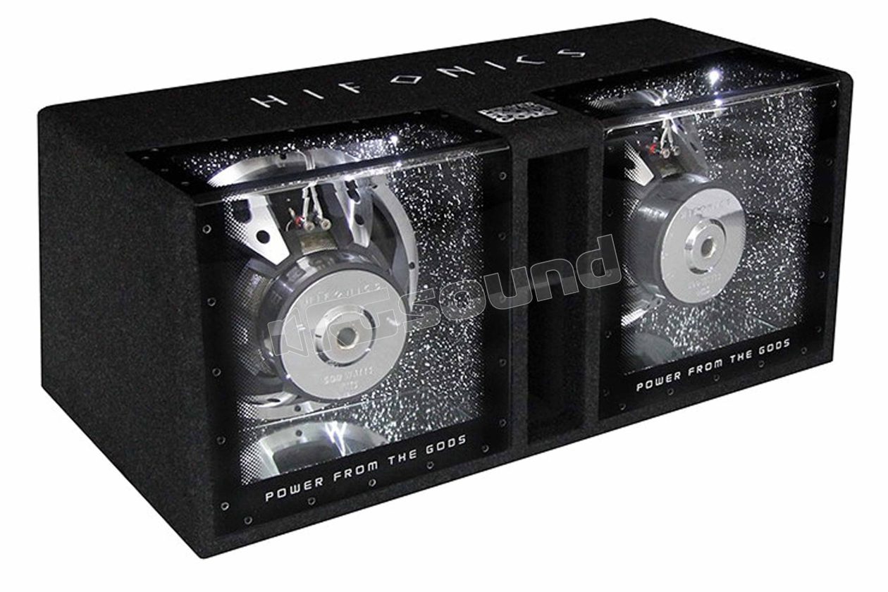 ZRX12DUAL dual sub in bandpass enclosure Hifonics