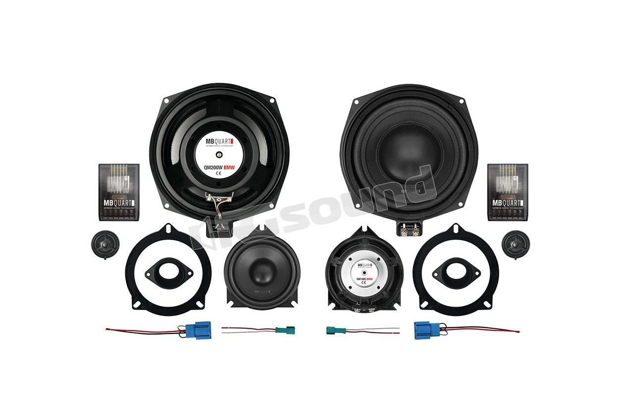 QM200CBMW 200 mm 3-way speaker kit for BMW MB Quart