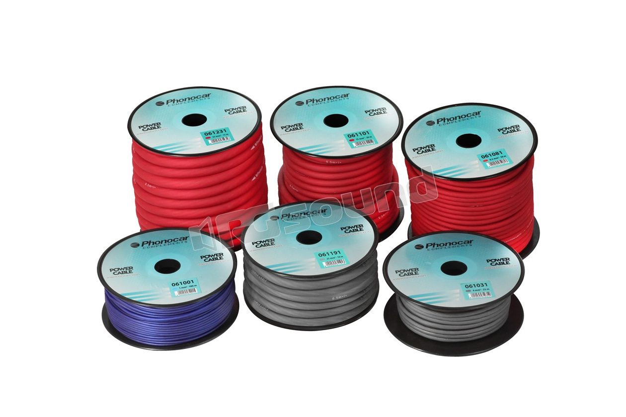 061061 Cavo alimentazione 6 mm² Phonocar