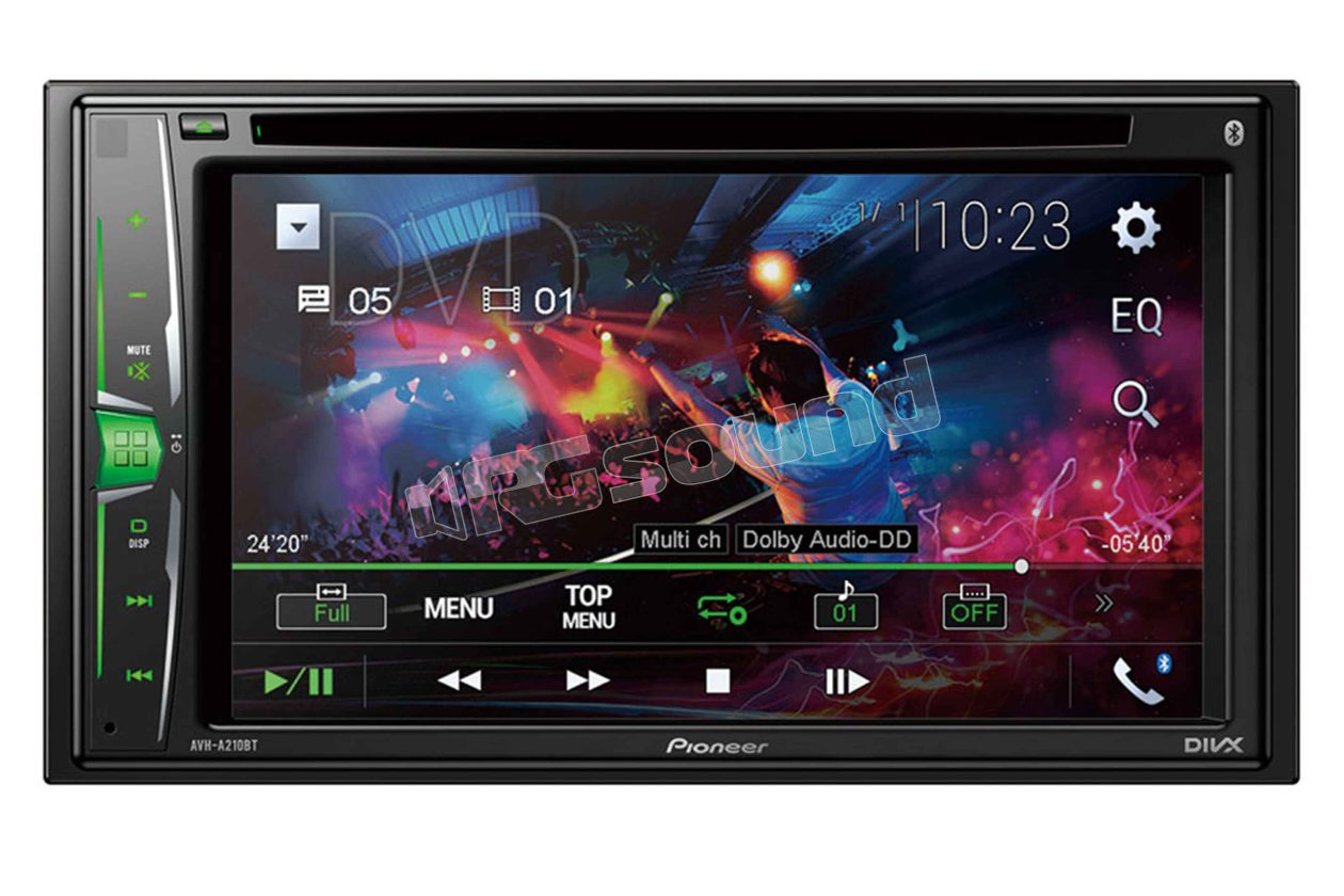 AVH-A210BT con mirroring Android, USB e CD/DVD Pioneer