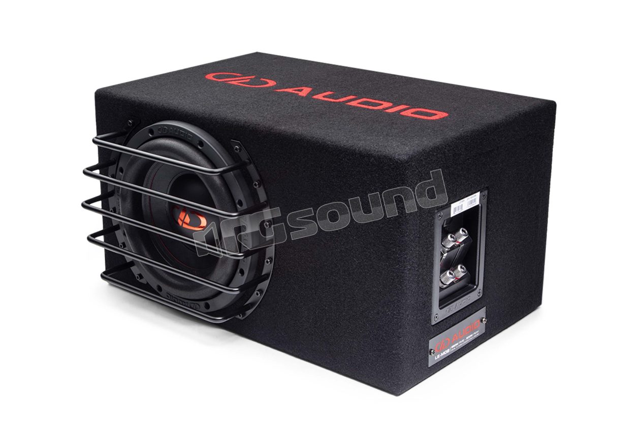 LE-M8 20cm dual 2 Ohm voice coil subwoofer in ported enclosure DD Audio Digital Designs
