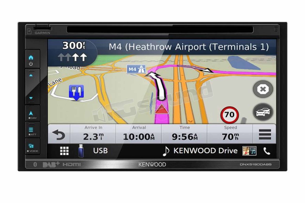 DNX5190DABS Monitor 2 Din con display 6.8” DAB, Apple CarPlay e Android Auto Kenwood