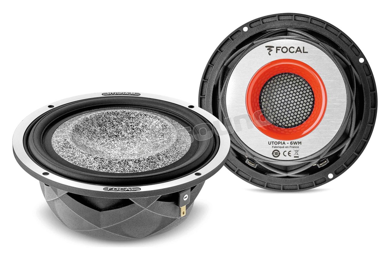 6 WM Pair of high-end 165mm woofers UTOPIA BE M Focal