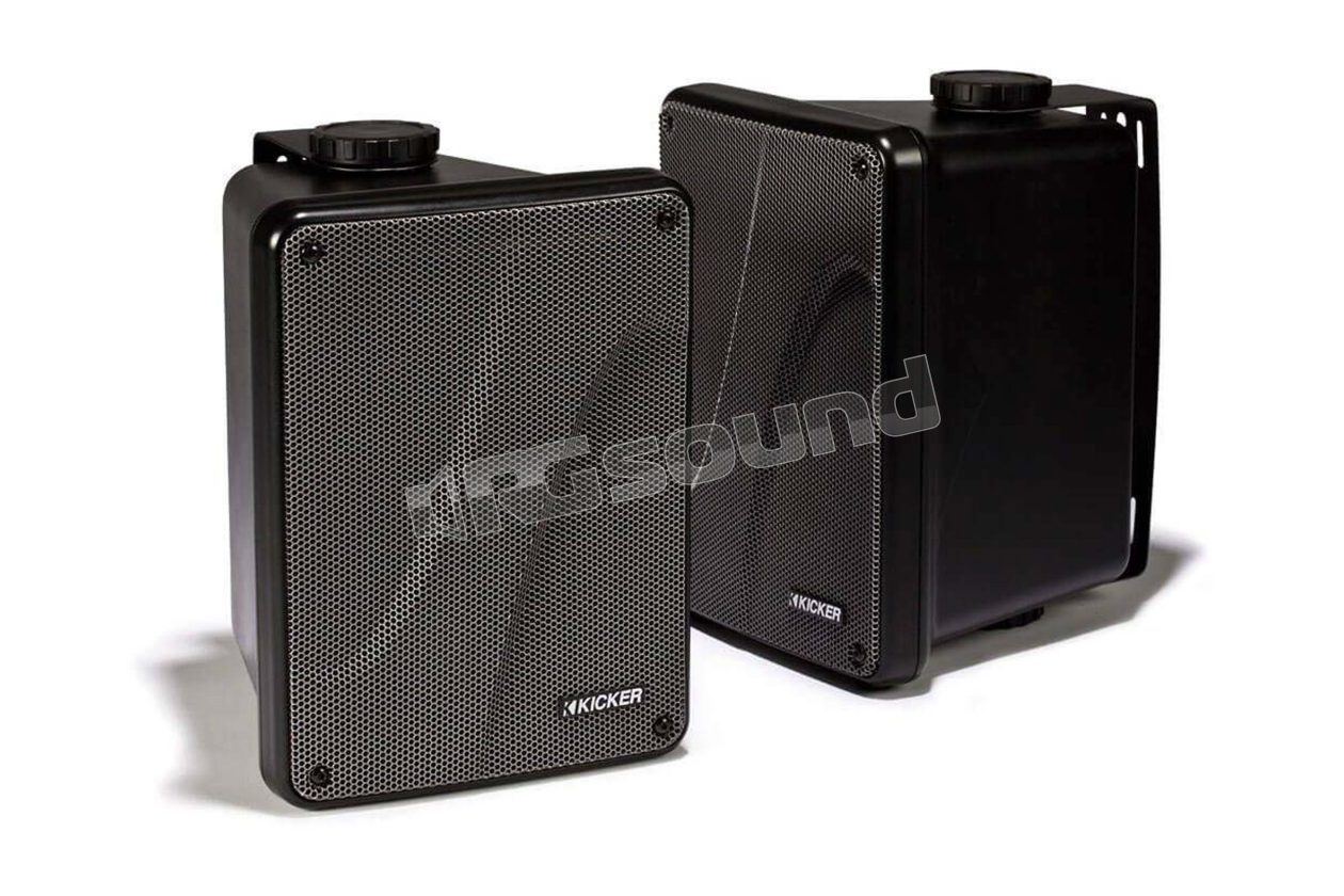 KB6000B outdoor speakers - black finish Kicker
