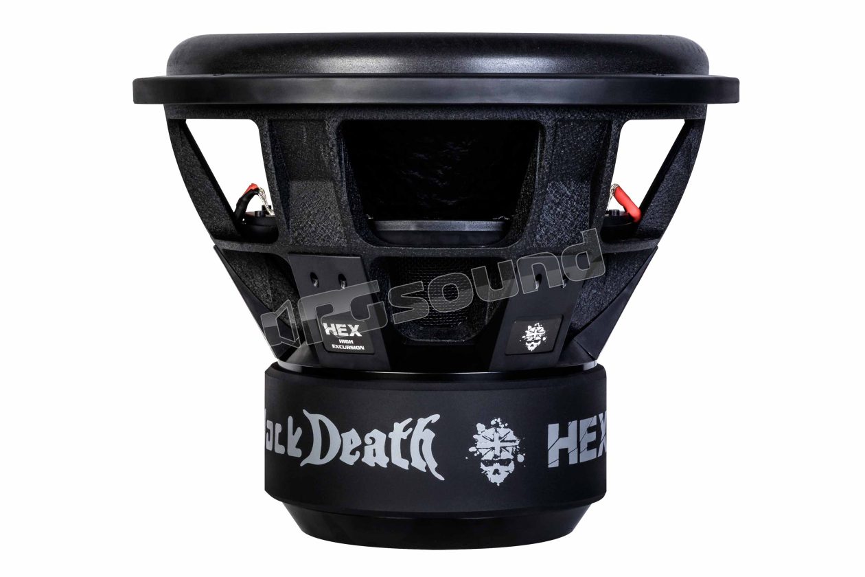 BLACKDEATH15HEX-V7 38cm high-excursion subwoofer, max power 7500 Watt VIBE British Audio