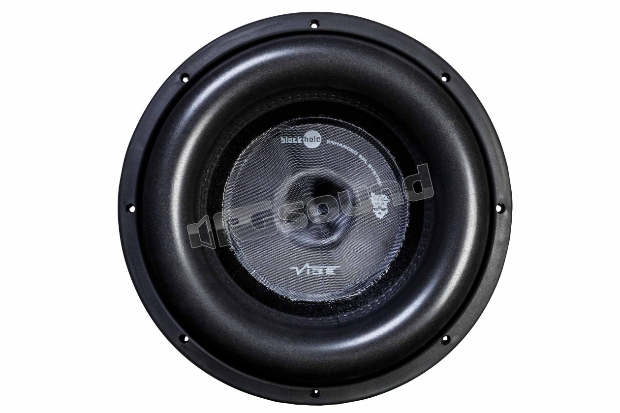 BLACKDEATHC12HEX-V7 High Excursion 30cm competition subwoofer, dual 1 Ohm voice coil VIBE British Audio