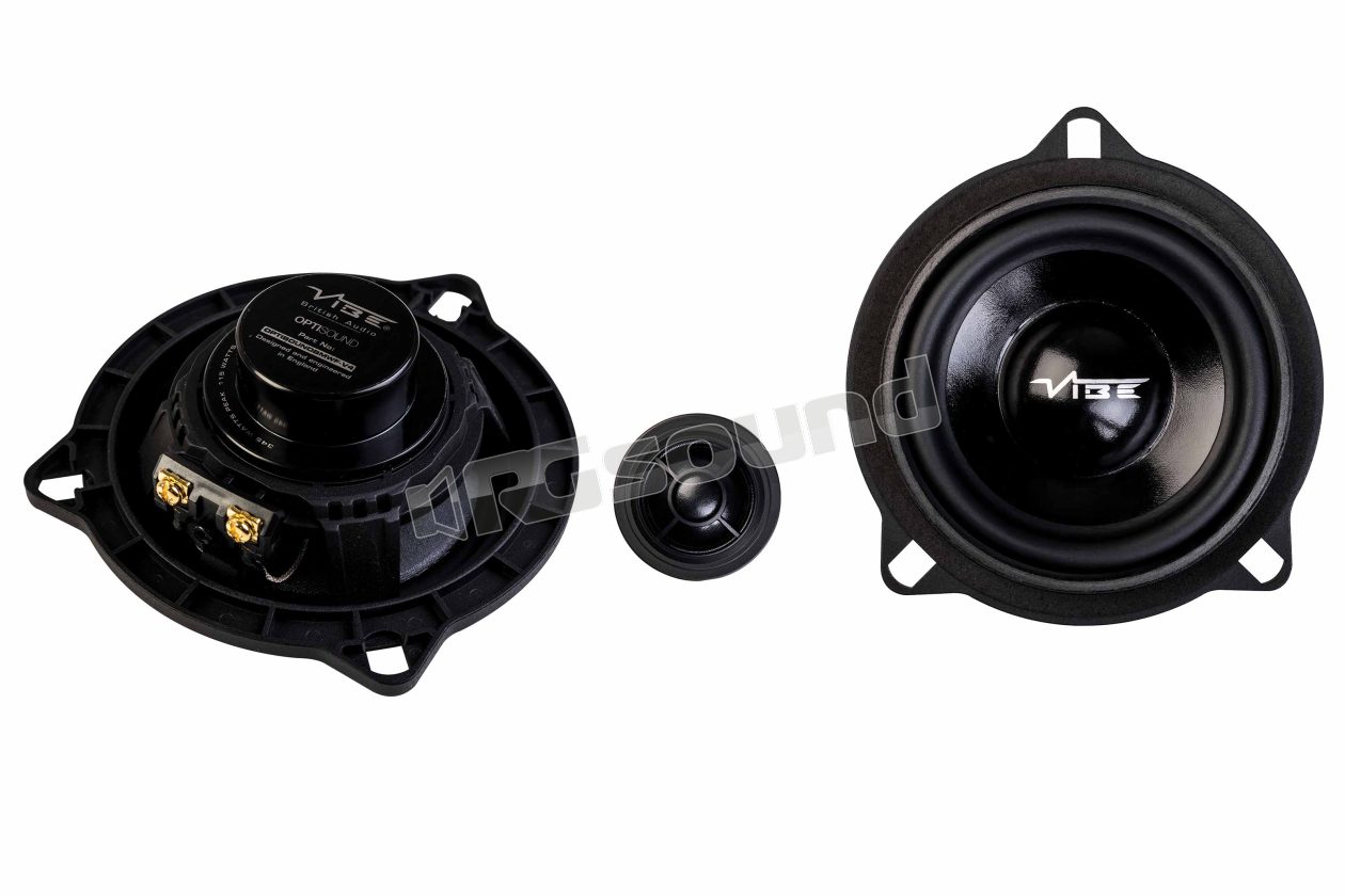 OPTISOUNDBMW4-V4 10cm 2-way kit for BMW 1E / 3 Series VIBE British Audio
