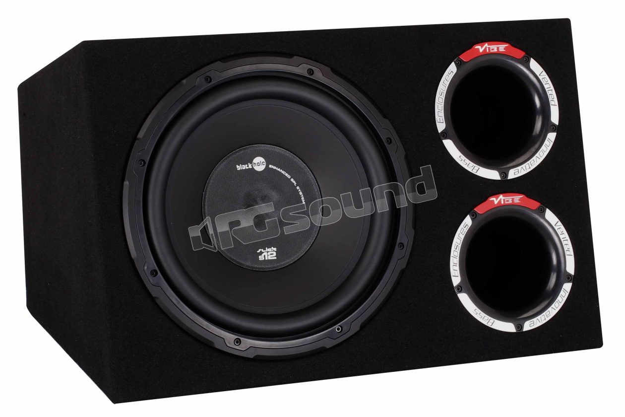 SLICKCBR12-V7 dual reflex with 32cm 1200W sub VIBE British Audio