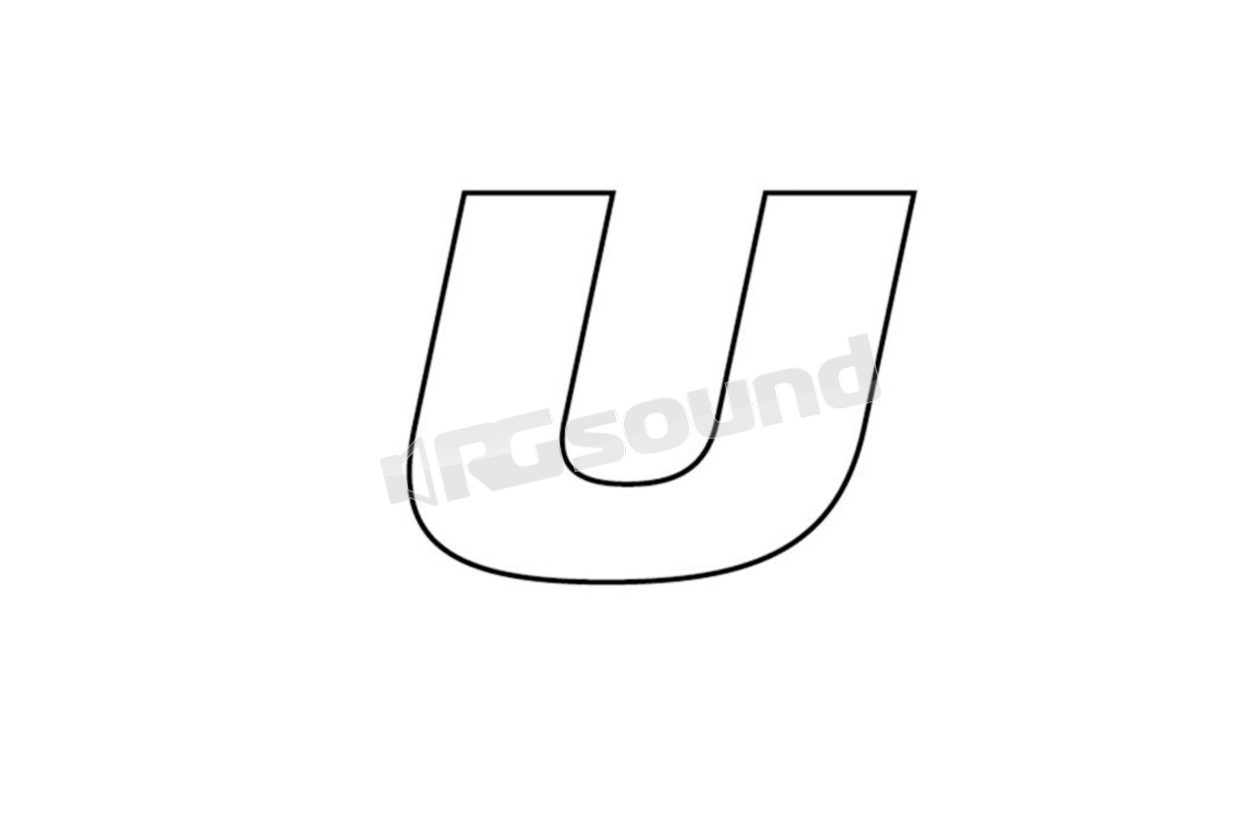 ATU lettera U adesiva per pneumatico Simoni Racing