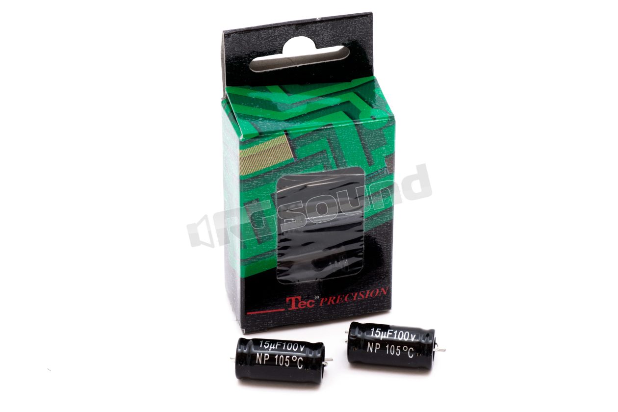 52-NP15 condensatori elettrolitici 15 microfarad non polarizzati - 2pz Tecprecision