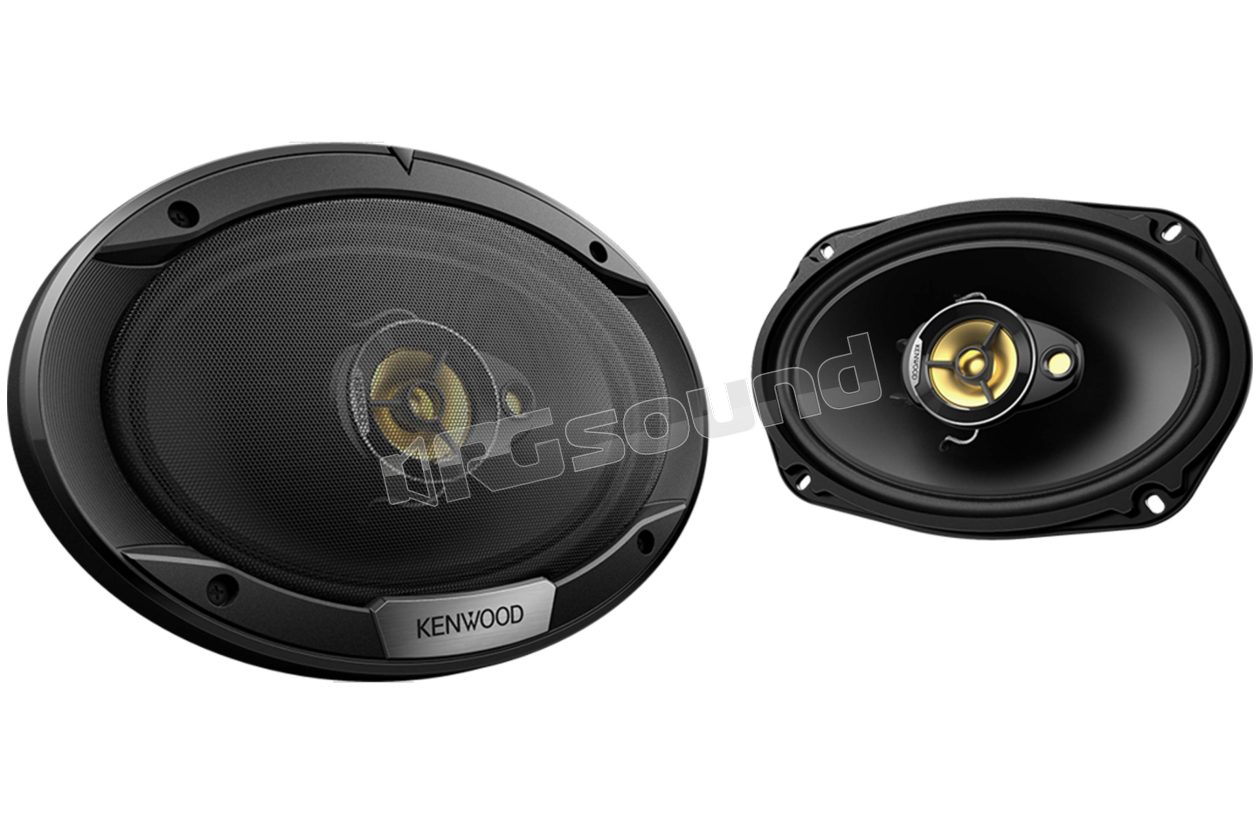 KFC-S6976EX 6x9'' 3-way elliptical coaxial speakers with protective grilles Kenwood