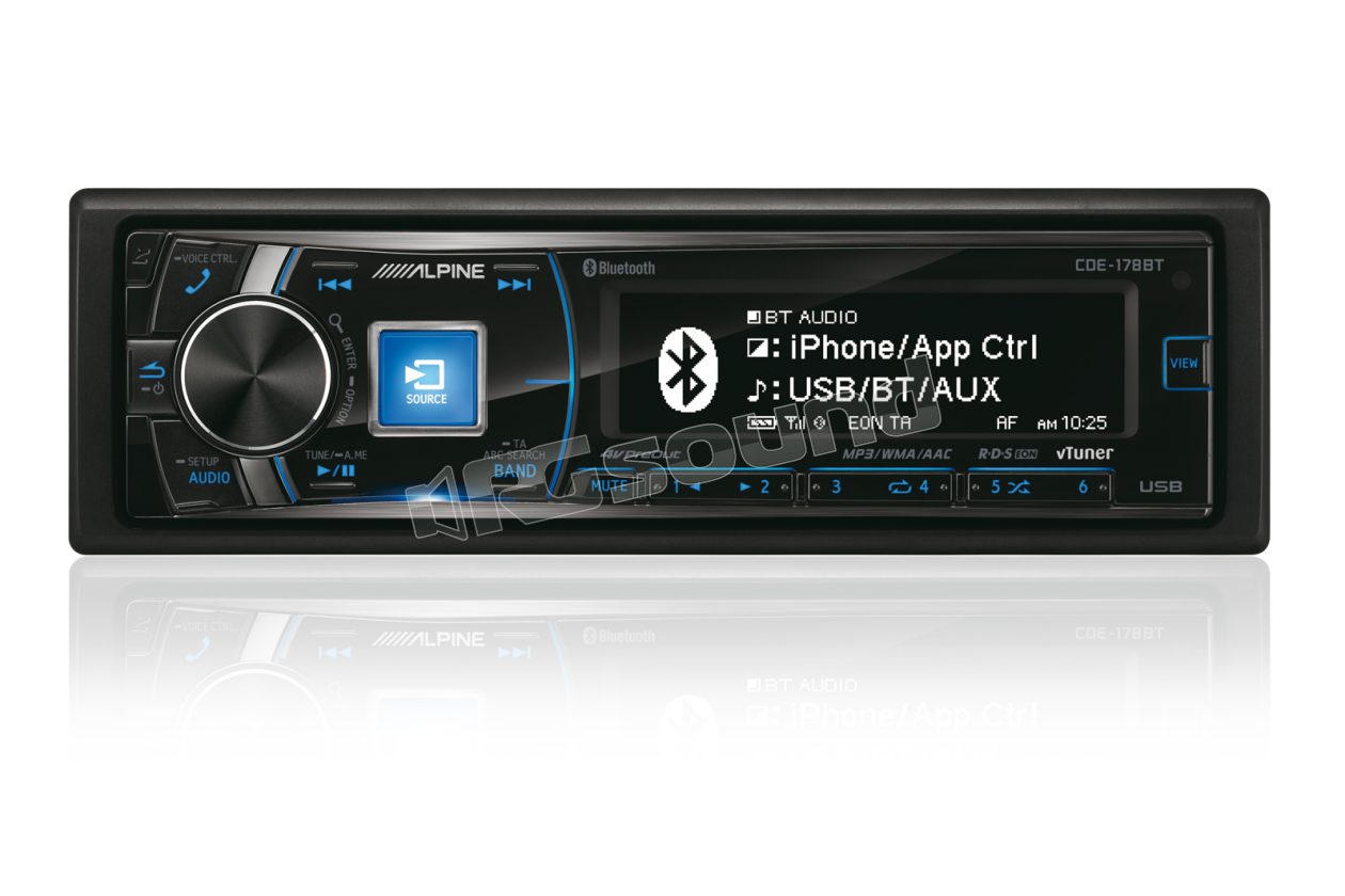CDE-178BT+DAB-GO autoradio top di gamma Alpine con ricevitore DAB e Bluetooth Alpine EZi-DAB-GO Alpine