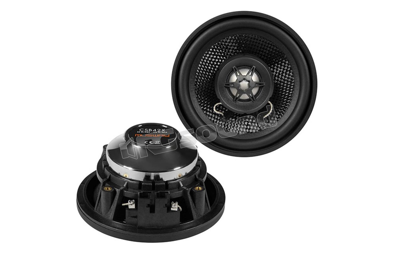 CSB42X 10 cm two-way coaxial speakers for BMW E/F/G Series and Mini MUSWAY