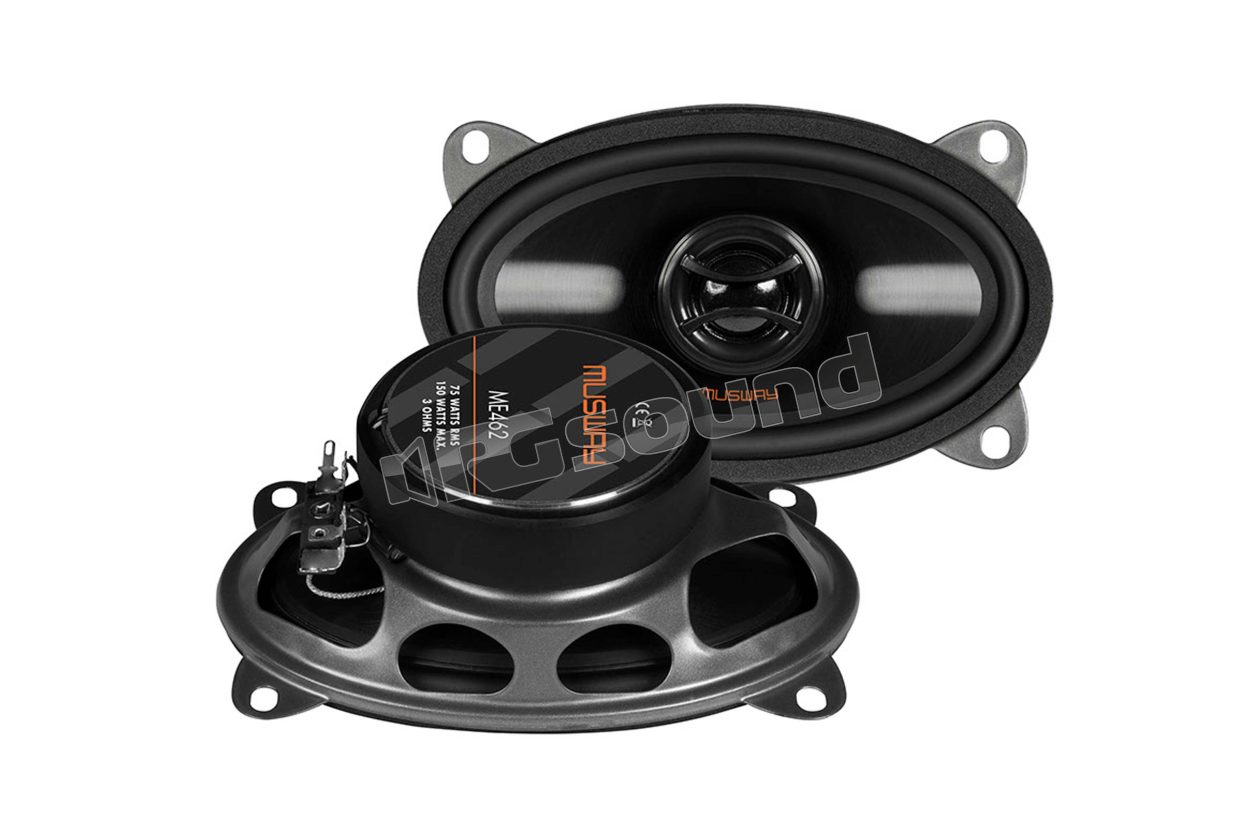 ME462 Pair of 10 x 15 cm two-way elliptical coaxial speakers MUSWAY