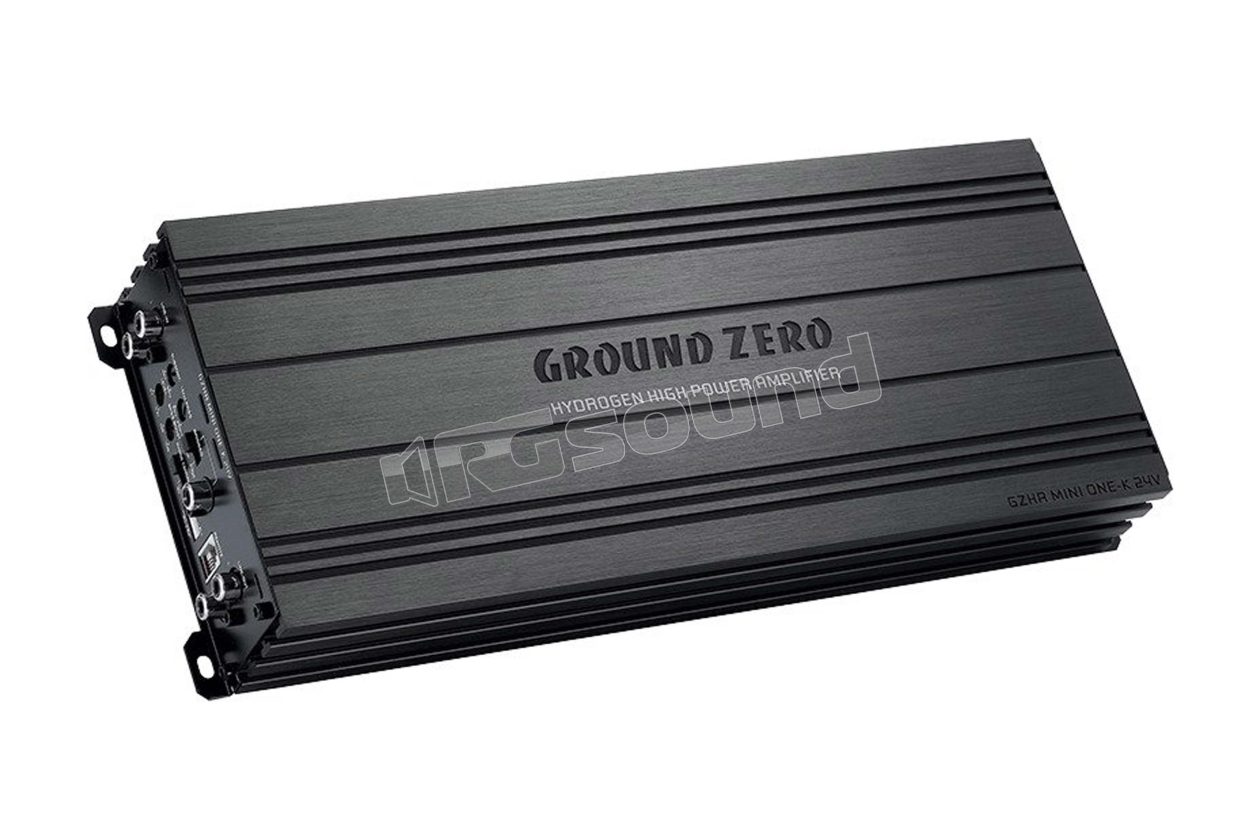 GZHA MINI ONE-K 24V amplificatore compatto in classe D monocanale 24 V Ground Zero