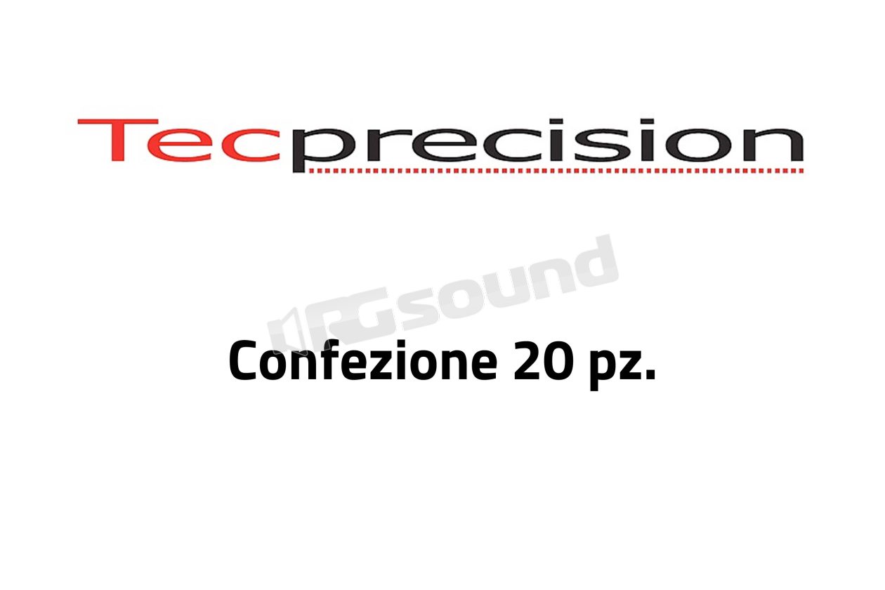 TC-A02 teminale ad anello 12 - 10 AWG, diametro 5,3 mm. Confezione 20 pz Tecprecision