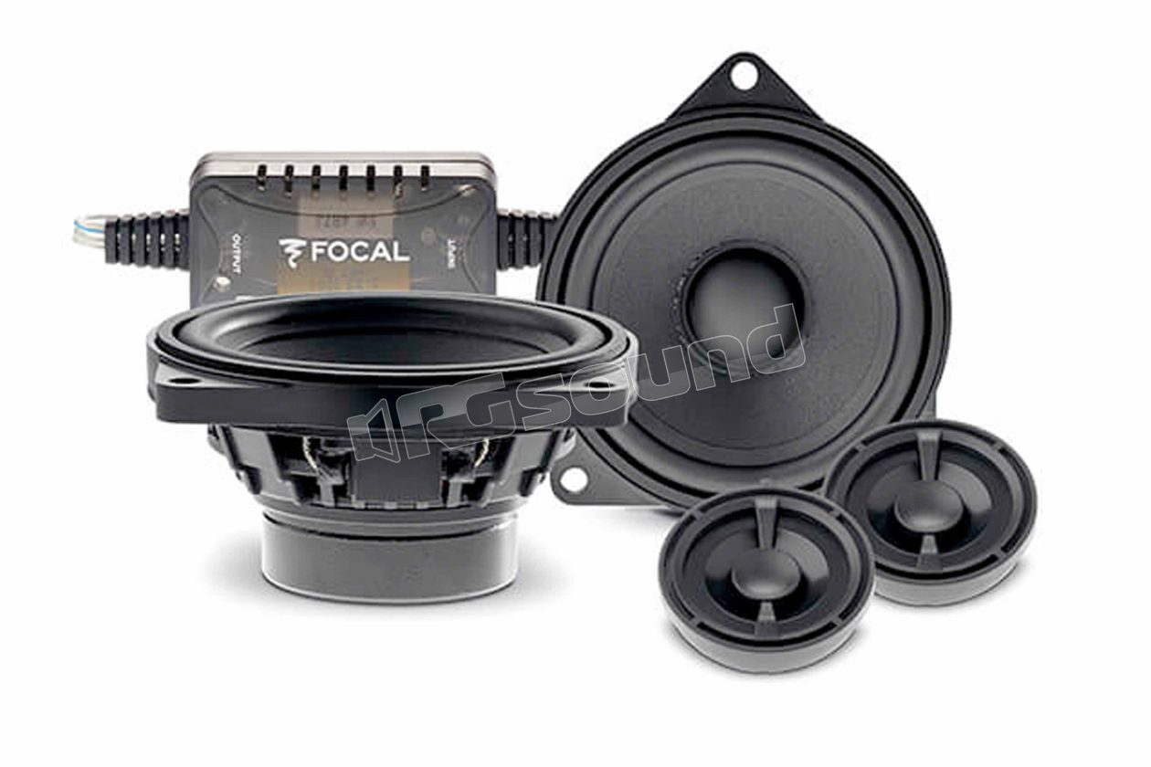 IS BMW 100 2-way speaker kit, with 10cm woofer, Plug and Play BMW - Mini Focal